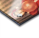 Vintage santa preparing for christmas party Acrylic print