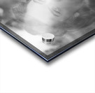 Film noir lady smoking cigarette on vintage street Acrylic print