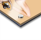 Woman holding skateboard Acrylic print