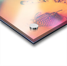 Play act of a puppet clown performing a sad mime Acrylic print