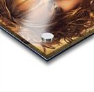 Beautiful Woman With Classic Hairstyle And Makeup Acrylic print