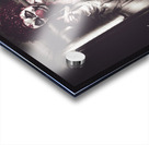 Creepy medical clown in grunge hospital hallway Acrylic print