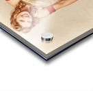 60s pin up girl with vintage record phonograph Acrylic print