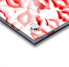 Retro red lips Acrylic print