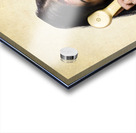 Funny zombie employee with dead phone line Acrylic print