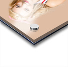 Sightseeing voyage pin-up girl with telescope Acrylic print