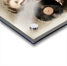 Pin-Up Rockabilly Woman Holding Vinyl Record LP Acrylic print