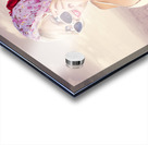 Beautiful retro fashion girl. australian landscape Acrylic print