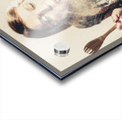 Retro cooking woman giving recipe kiss Acrylic print