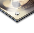 Surprised pinup girl in retro fashion makeup Acrylic print