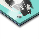 Black and blue Acrylic print