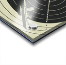 Line art rifle range Acrylic print