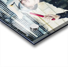 Funny cleaner man ready for action Acrylic print