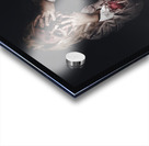 Dark halloween portrait. Scary evil zombie Acrylic print