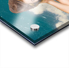 Pretty vintage female pin up pilot. Travel ready Acrylic print