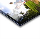 Golf Ball On Fire Acrylic print