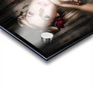 Vintage Beauty Watching Old Film Projector Movie Acrylic print