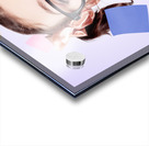 Business Womans Face Covered In Paper Reminders Acrylic print