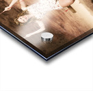 Pin-up beauty enjoying summer rain in Australia  Acrylic print