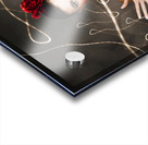 Beautiful girl in retro fashion style Acrylic print