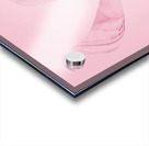 Beautiful retro girl in pink 1950 pinup fashion Acrylic print