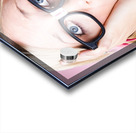 Hysterical business woman having panic attack Acrylic print