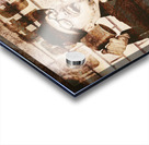 Sign of an old coffeehouse employee Acrylic print