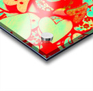 Pops of button romance Acrylic print