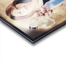 Pump action pin up woman killing glass grime Acrylic print