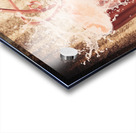 Beach milkshake with a strawberry splash Acrylic print