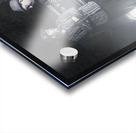 2 male gangsters meeting in dark alleyway Acrylic print