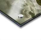 Storm covered winter farmland Acrylic print