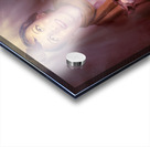 Beautiful Romantic Woman In A Dark Autumn Forest Acrylic print