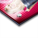 60s Retro Cleaning Lady With Metal Water Bucket Acrylic print