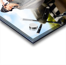 40s military pin up girl. Air force style Acrylic print