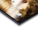 Woman with beautiful wavy hair Acrylic print