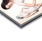 Beautiful young women standing in trendy fashion Acrylic print