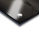 Dark beauty woman. Rich jewellery and Black Nails Acrylic print