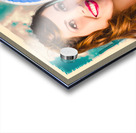 Vintage 1950 era pin-up woman with beach ball Acrylic print