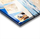 Vacation woman with photos from summer holiday Acrylic print