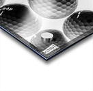 Golf round Acrylic print