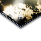 Young Man In Silhouette Sitting In The Sun Acrylic print