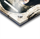 Fashion beauty princess sitting by castle door Acrylic print