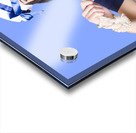 Navy pin up poster girl breaking rope  Acrylic print