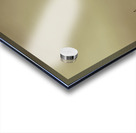 View of abandoned country road in foggy forest Acrylic print