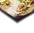 Pop heart togetherness Acrylic print