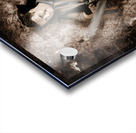 Businessman hero leading way. Strength and courage Acrylic print