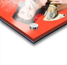 American military pin up girl holding gasmask  Acrylic print