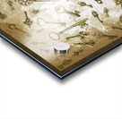 Milk and keys abstract still life Acrylic print