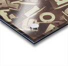 Newsprint journalism Acrylic print